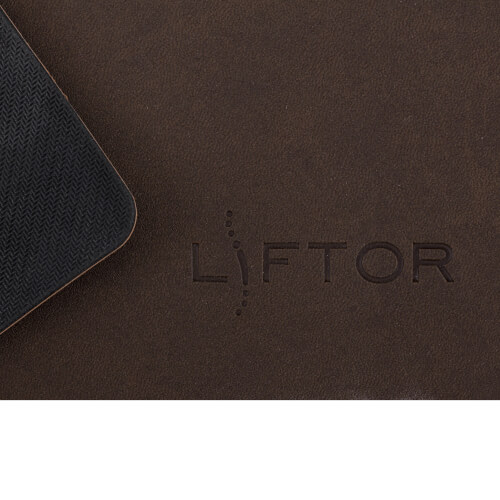 Velká podložka pod myš a klávesnici Liftor Mouse pad hnědá